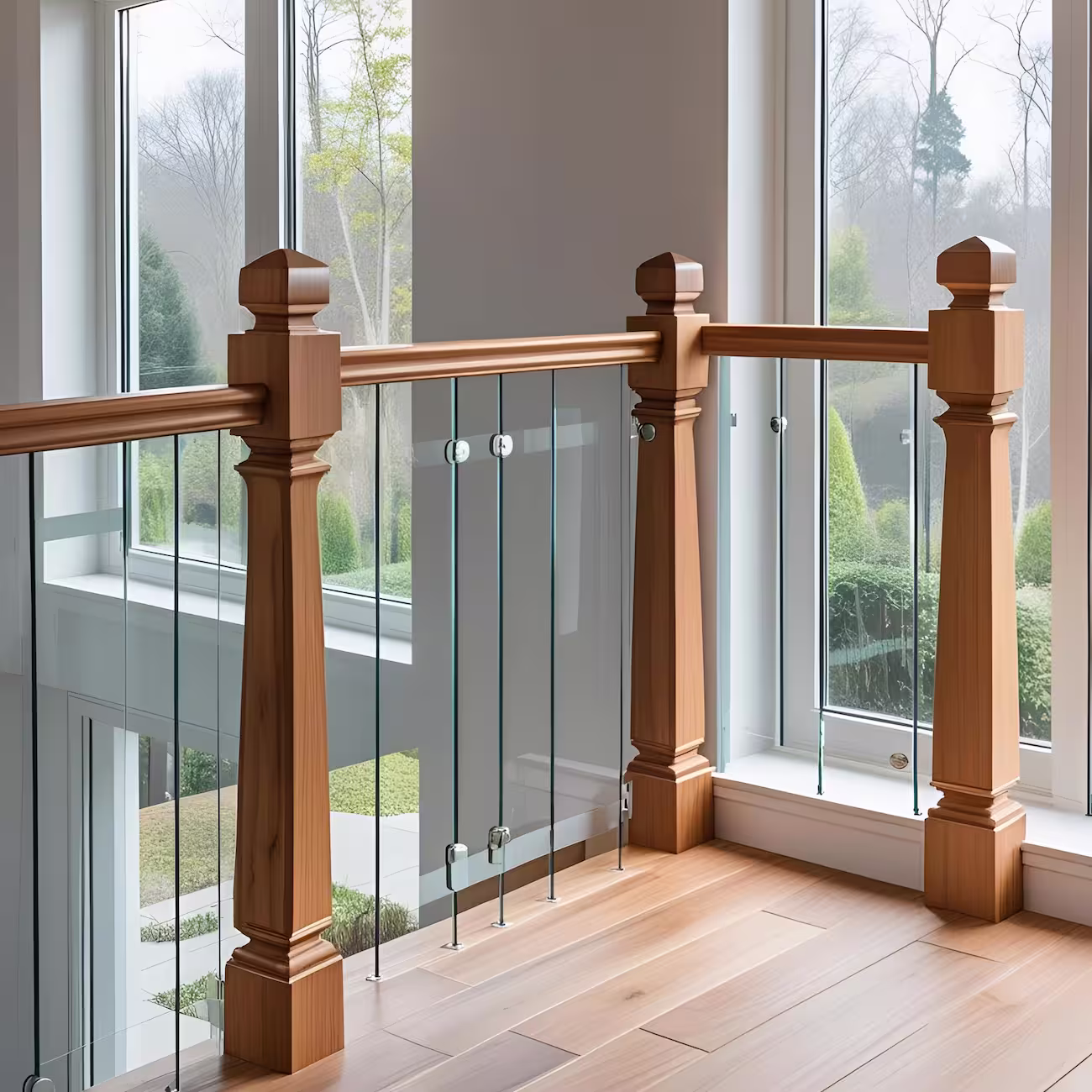 Wood Balustrade Railing System